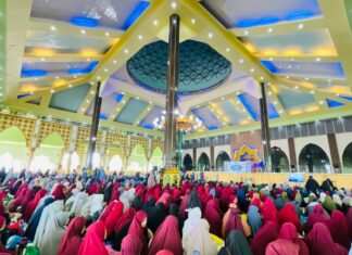 Masjid ICDT Bulukumba Menggelora, Ribuan Kader Wahdah Islamiyah Serukan Kepedulian Terhadap Palestina