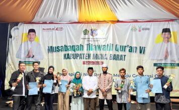 Santri PPTQ Ibnu Abbas WI Muna Ukir Prestasi, Harumkan Nama Kecamatan Wadaga di Ajang MTQ Muna Barat