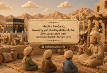 Hadits Tentang Juwairiyyah Radhiyallahu Anha: Zikir yang Lebih Baik daripada Ibadah Berjam-jam keutamaan-zikir-kepada-Allah-cover